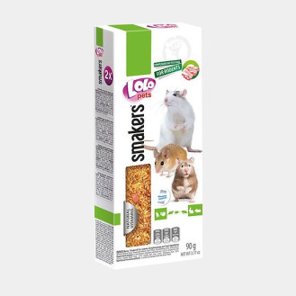 LoLo Pets Smakers Rodents Bacon Ласощі для гризунів зі смаком бекону