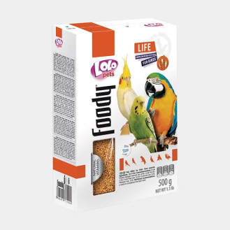 LoLo Pets Foody Birds Повнораційний корм для птахів Червоне просо з натуральними вітамінами