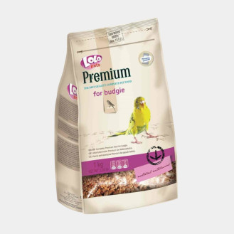 LoLo Pets Premium Food Budgie Повнораційний корм для хвилястих папуг з натуральними вітамінами