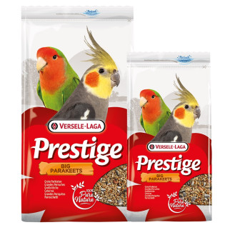 Versele-Laga Prestige Big Parakeets Зернова суміш з вітамінами, мінералами та амінокислотами для середніх папуг