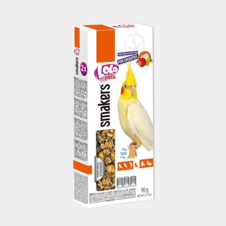 LoLo Pets Smakers Corella Fruits Лакомства для корелл Витаминизированные палочки с фруктами 