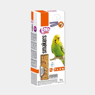 LoLo Pets Smakers Budgie Honey Ласощі для хвилястого папуги Вітамінізовані палички з медом