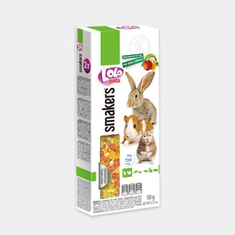 LoLo Pets Smakers Rodents & Rabbit Fruit Лакомства для грызунов и кроликов с фруктами