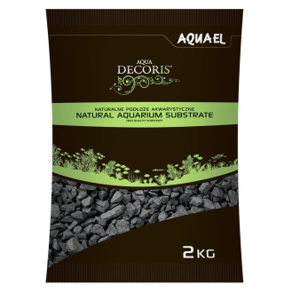 Aquael Aqua Decoris Basalt Ґрунт базальтовий гравій 2-4 мм для акваріума