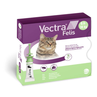 Ceva Vectra Felis Cats Протипаразитарні краплі на холку від зовнішніх паразитів для котів Вектра Феліс