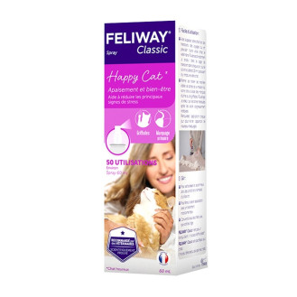 Ceva Feliway Classic Transport Spray Cats Успокаивающий спрей для снятия стресса у котов во время транспортировки