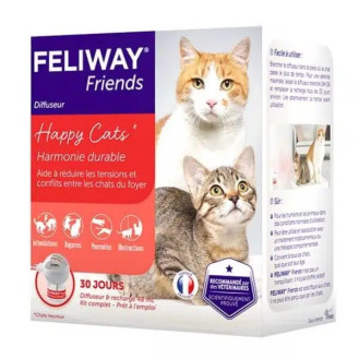 Ceva Feliway Friends Diffuser Cats Препарат з дифузором для коригування поведінки котів, що спільно живуть