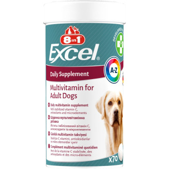 8in1 Excel Multi Vitamin Adult Мультивитаминный комплекс для взрослых собак средних и крупных пород