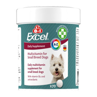 8in1 Excel Multi Vitamin Small Breed Мультивітамінний комплекс для дорослих собак маленьких порід