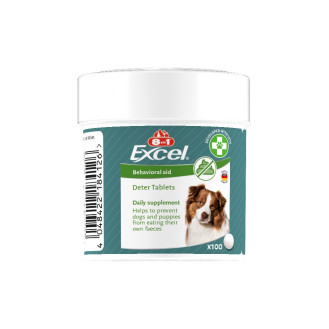 8in1 Excel Deter Coprophagia Таблетки для щенков и собак для отучения от поедания фекалий