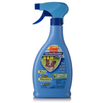 Hartz Ultra Guard Plus Flea & Tick Spray Dogs Aloe Інсектоакаріцидний спрей з алое для собак від бліх та кліщів