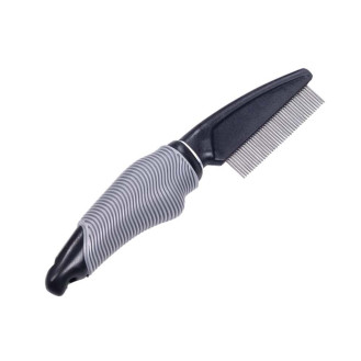 Nobby Starline Comb Long Эргономичный гребешок для собак и котов с длинной и жесткой шерстью (20 х 4 см)