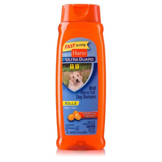 Hartz Ultra Guard Dog Shampoo Fresh Citrus Шампунь для собак с цитрусовым ароматом от блох и клещей