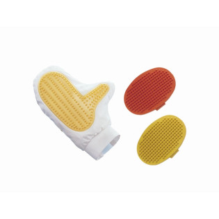 Nobby Brush Hand Rubber Масажна гумова щітка для догляду за шерстю собак та котів