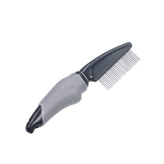 Nobby Starline Comb Long Эргономичный гребешок для собак и котов с длинной и жесткой шерстью (15 х 3 см)