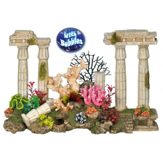 Nobby Bubbles Aqua Ornaments Ancient Columns Декор с диффузором для аквариума Колонада с кораллами