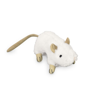 Nobby Plush Catnip Игрушка для котов Мышонок с кошачьей мятой (White 10 см)