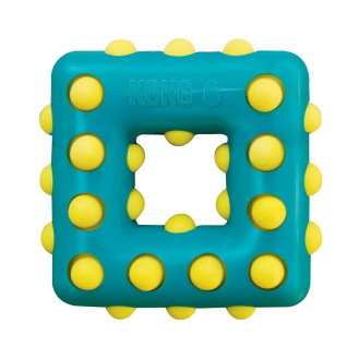 KONG Dotz Square Игрушка для собак Квадрат для очищения зубов и дёсен