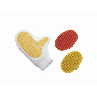 Nobby Brush Hand Rubber Масажна гумова щітка для догляду за шерстю собак та котів