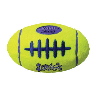 KONG AirDog Squeaker Football Іграшка для собак М'яч Регбі Дбайливий догляд за зубами