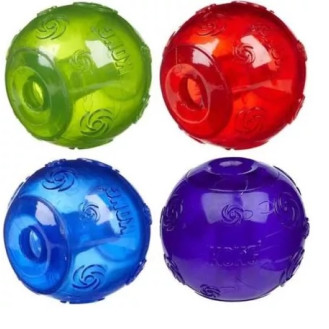 KONG Squeezz Ball Assorted Игрушка для собак Крепкий Мяч с пищалкой