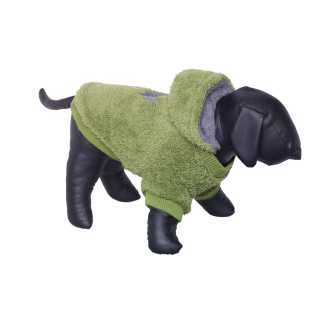 Nobby Teddy Двусторонний утепленный джемпер со съемным капюшоном для собак (Green XS26)