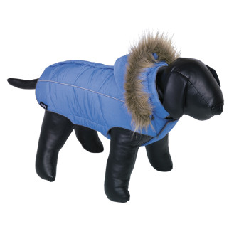 Nobby Arсtic Зимняя ветрозащитная куртка для собак со съемным утепленным капюшоном (Blue S36)