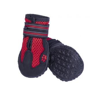 Nobby Runner Mesh Антискользящая беговая обувь для собак с сетчастой подкладкой (Red M)