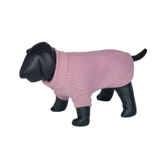 Nobby Zorf Вязаный теплый свитер с коротким рукавом для собак Косичка (Pink M44)