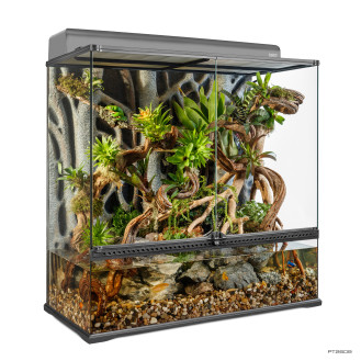 Exo Terra Natural Terrarium Large X-Tall PT2609 Скляний великий тераріум з палюдаріумом 90 x 45 x 90 см