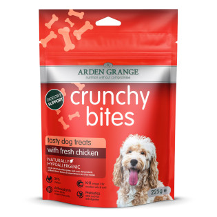 Arden Grange Crunchy Bites Fresh Chicken Лакомства для поддержания иммунитета собак Косточки с мясом цыпленка