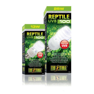 Exo Terra Reptile Tropical UVB 100 Люмінесцентна лампа для тропічних та субтропічних рептилій