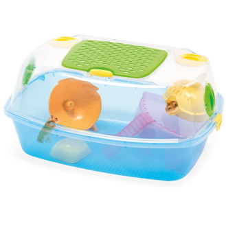 Imac Yo-Yo Plus Клітка для хом'яка з будиночком, каруселлю та мискою