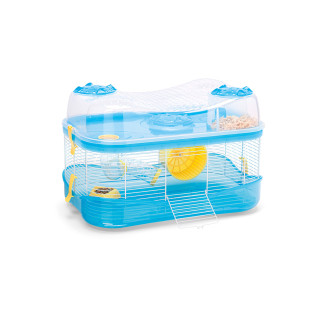 Imac Fantasy Двухэтажная клетка для хомяка с туннелями и колесом для бега