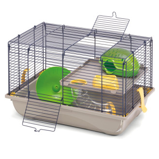 Imac Criceti 9 Двоповерхова клітина для хом'яка з будиночком, тунелями та біговим колесом