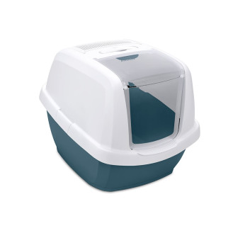 Imac Maddy Junior Закрытый туалет-домик с угольным фильтром и лопаткой в комплекте для котят (Blue)