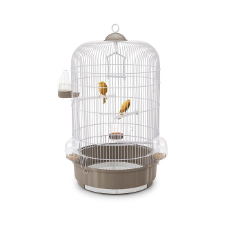 Imac Luna Кругла клітина для птахів з годівницями та диспенсером
