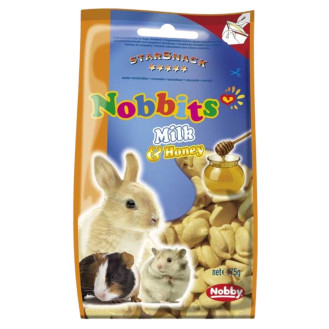 Nobby StarSnack Nobbits Milk & Honey Ласощі для гризунів Дропси з Молоком та Медом