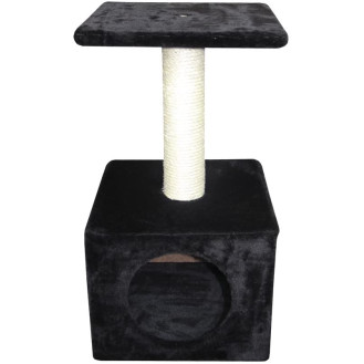 Nobby Como Когтеточка с домиком и полочкой для кошек (Black)