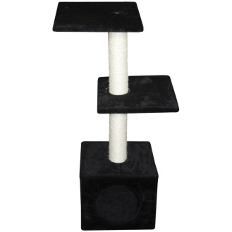 Nobby Costa Когтеточка многоуровневая с домиком и полочками для кошек (Black)