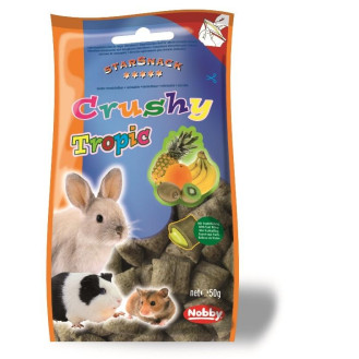 Nobby StarSnack Crushy Tropic Лакомства для грызунов Подушечки с Тропическими Фруктами (50 г)