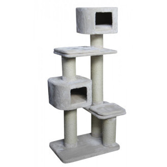 Nobby Loano Многоуровневый игровой комплекс-лазалка с двумя домиками для кошек (LGrey)