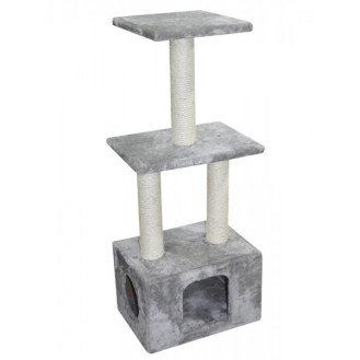 Nobby Forli Когтеточка-лазалка с домиком и полочками для кошек (Grey)