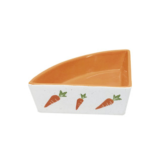 Nobby Carrot Corner Угловая керамическая миска для грызунов Морковка (250 мл)