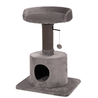 Nobby Tamia Когтеточка-столбик с домиком, лежаком и игрушкой для кошек (Grey)