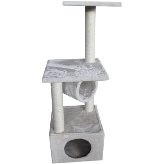 Nobby Cuneo Когтеточка-игровой комплекс с домиком и лежаком для кошек (Creme)