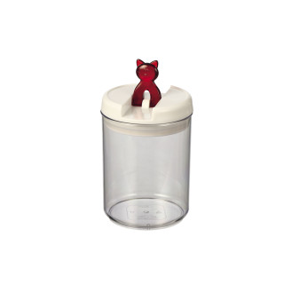 Nobby Cat Банка пластиковая для лакомств и снеков котов Кошечка (1,4 л)