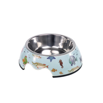 Nobby Fish Антиковзка меламінова миска для котів Підводний світ