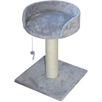 Nobby Asti Когтеточка-столбик с лежаком и игрушкой для кошек (Grey)