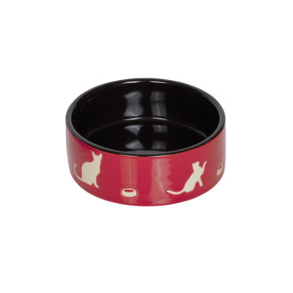 Nobby Form Керамическая миска для котов Котики (Red)